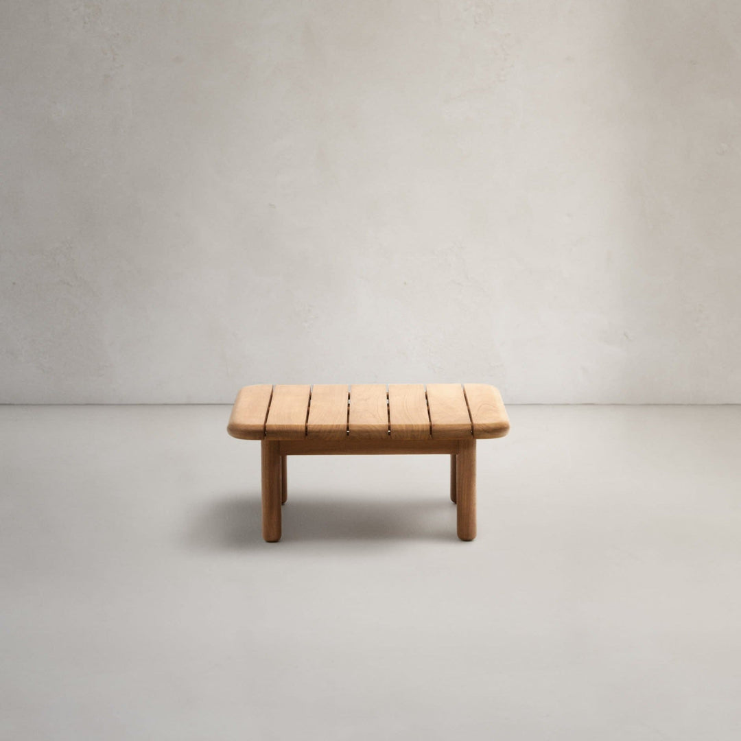 Kave Home Tirant Solid Teak Coffee Table-Beaumonde