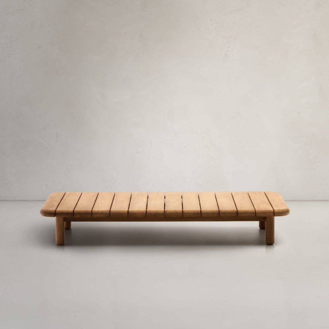 Kave Home Turqueta Solid Teak Coffee Table-Beaumonde