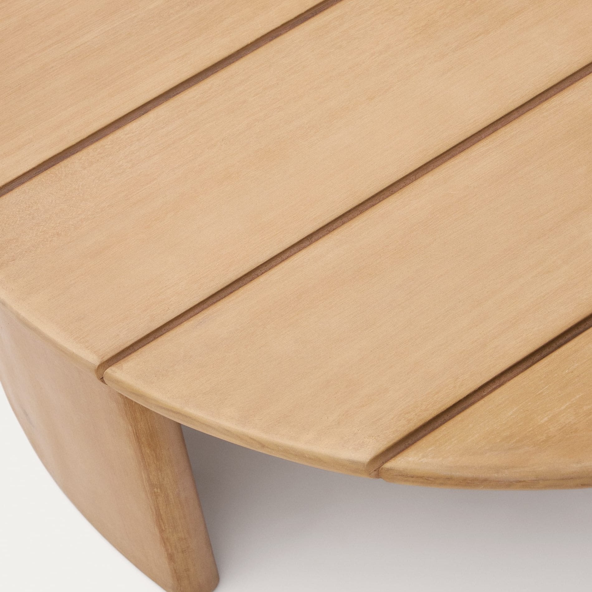 Kave Home Xoriguer Solid Eucalyptus Wood Table-Beaumonde