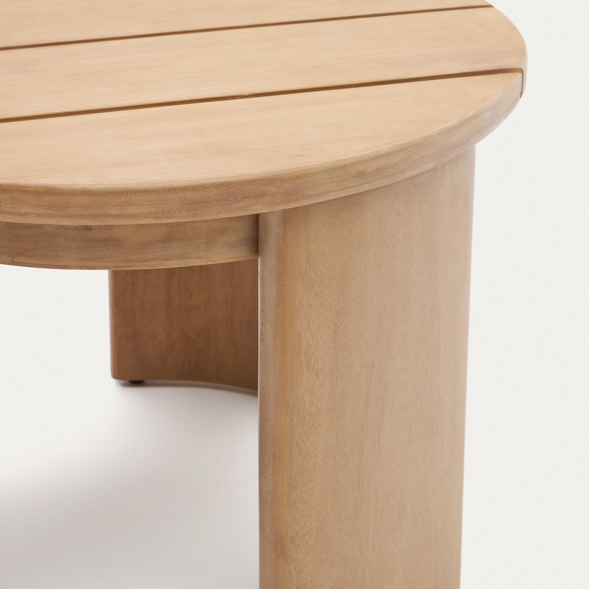 Kave Home Xoriguer Solid Eucalyptus Wood Table-Beaumonde