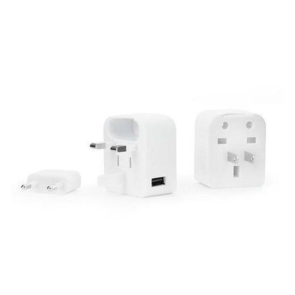 Kikkerland Universal World Travel Adapter With USB-Beaumonde
