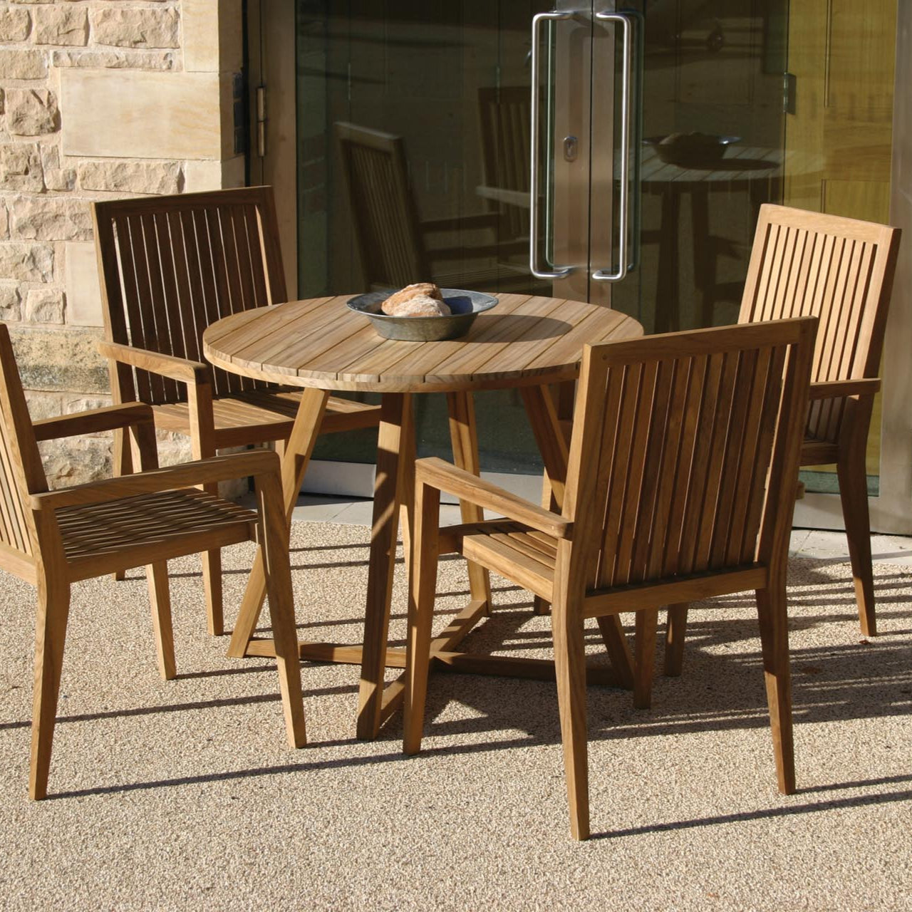 PR Home Menton Outdoor Dining Armchair – Teak