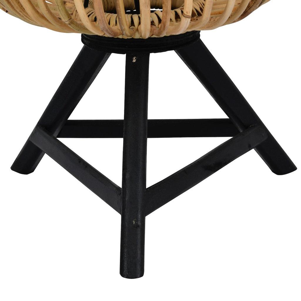 Libra Interiors Latoma Teak Table Lamp-Beaumonde