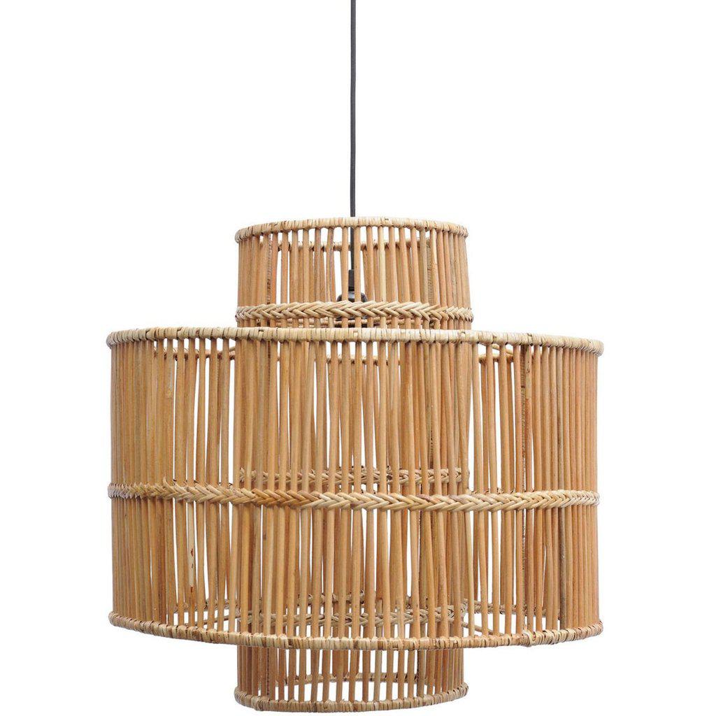 Libra Interiors Seminyak Rattan Bamboo Pendant Lamp-Beaumonde
