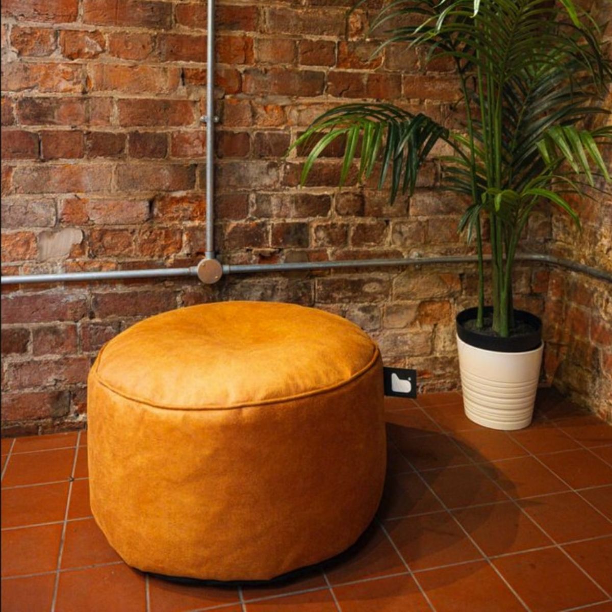 Extreme Lounging Luxury B-Pouffe Faux Leather
