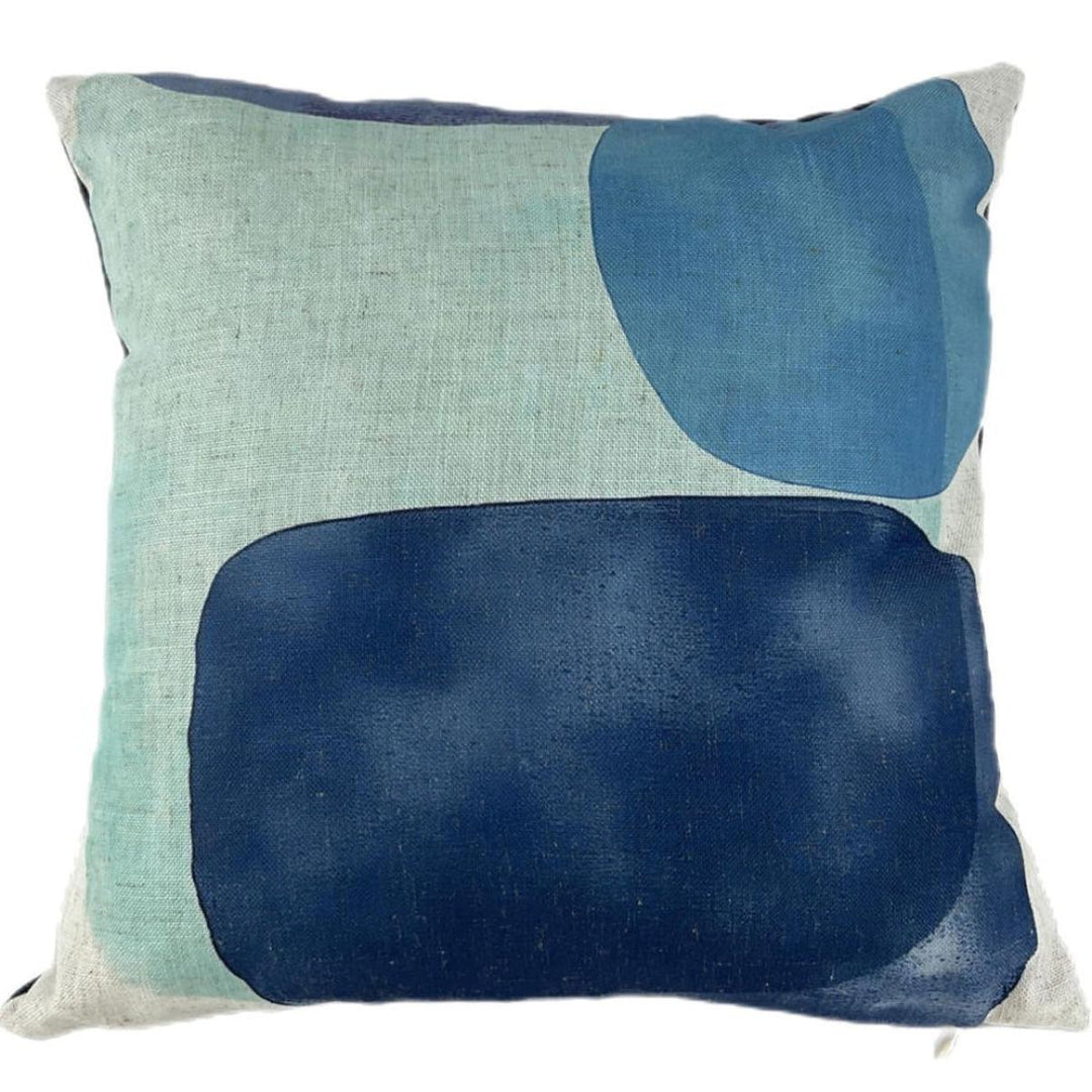 Malini Aurora Cushion In Blue-Beaumonde