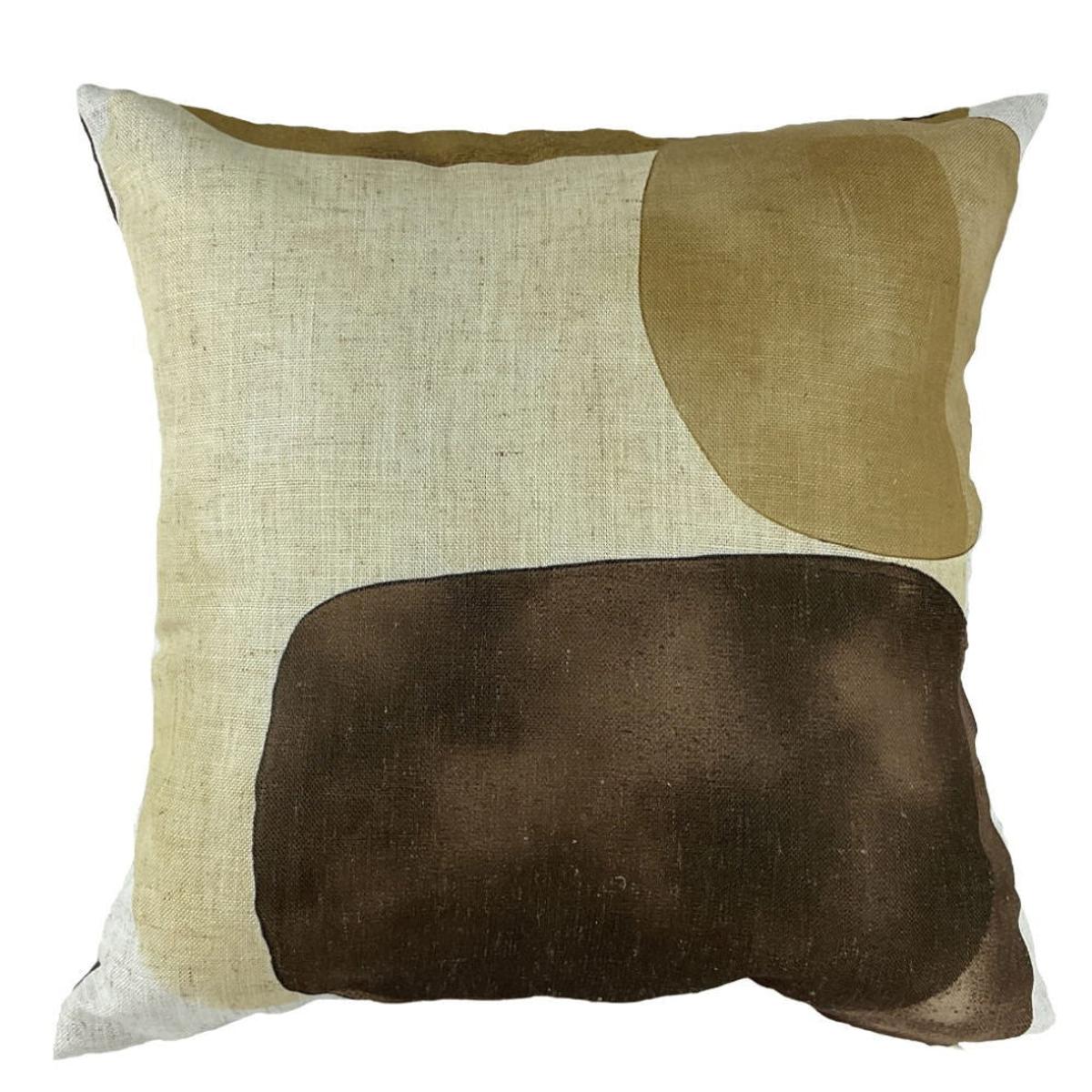 Malini Aurora Cushion In Coffee