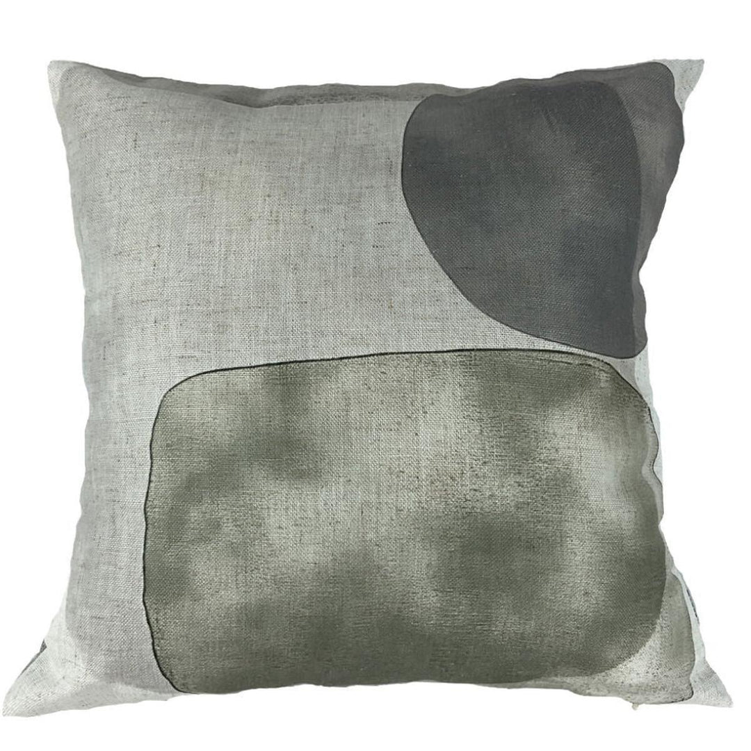 Malini Aurora Cushion In Grey