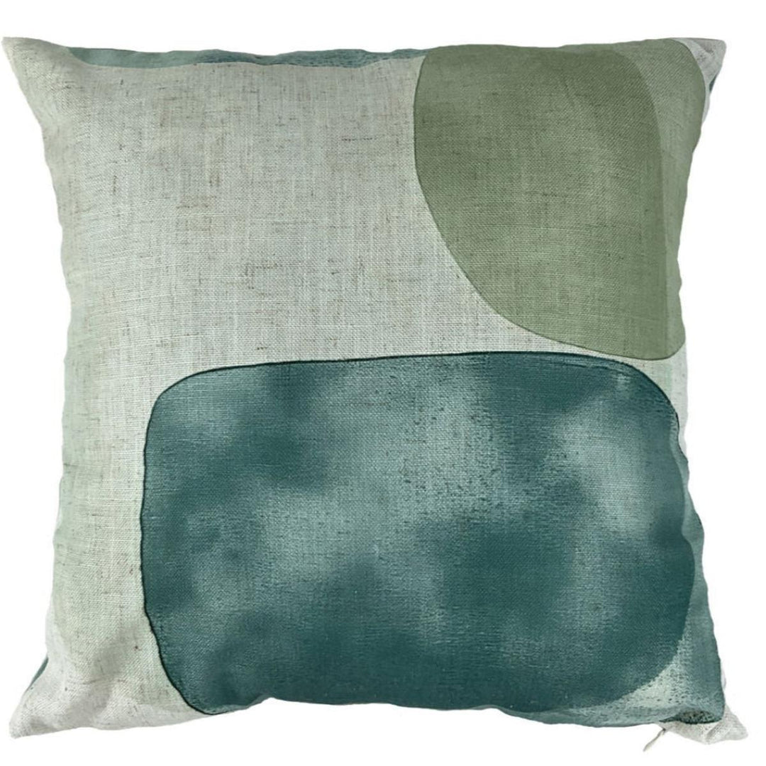 Malini Aurora Cushion In Seafoam