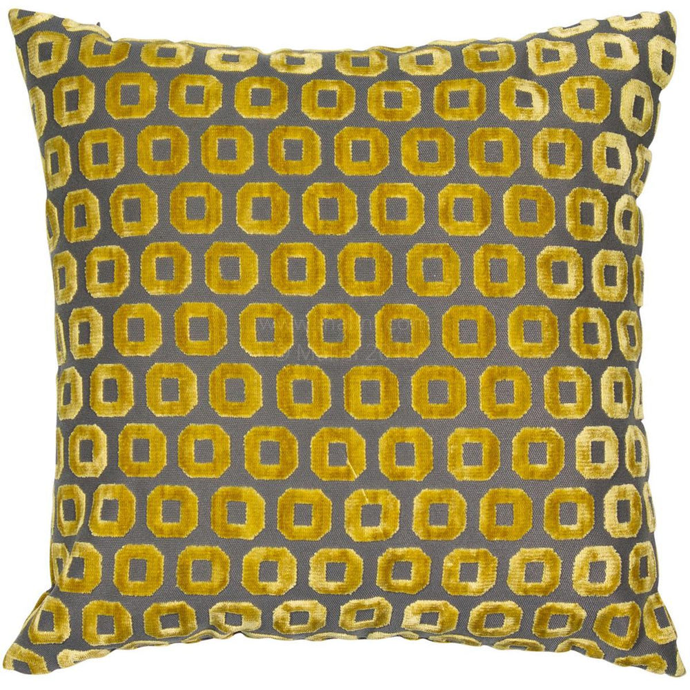 Malini Bentley Cushion In Mustard small