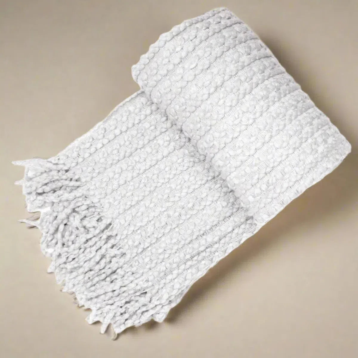 Malini Brixton Throw In Grey-Beaumonde