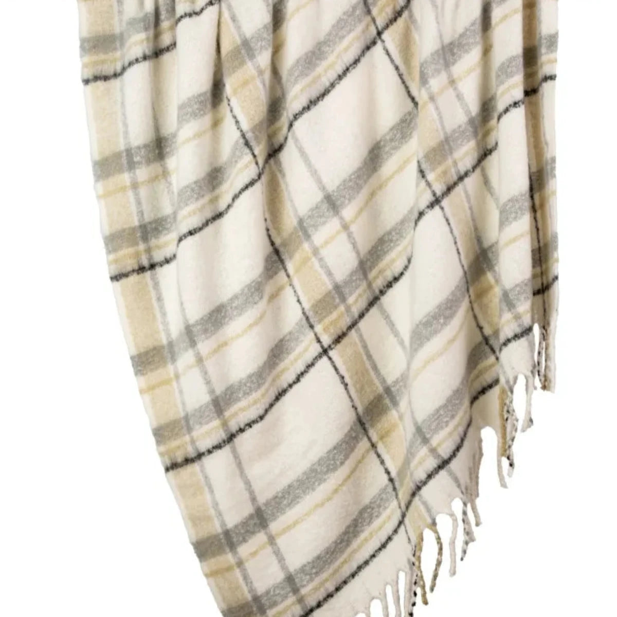Malini Cheltenham Natural Throw-Beaumonde