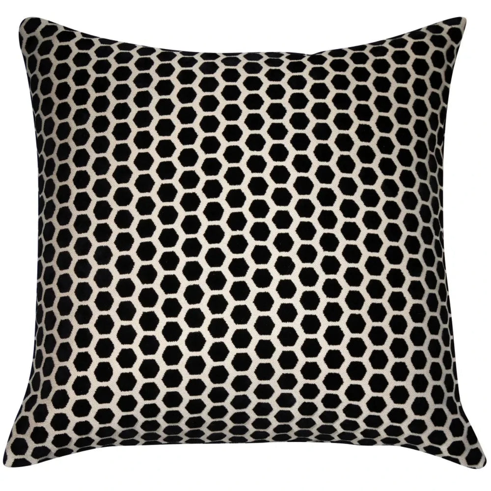 Malini Jorvik Cushion in Black Small