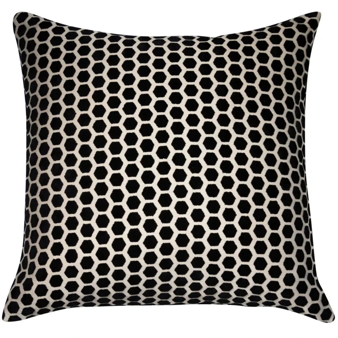 Malini Jorvik Cushion in Black Large