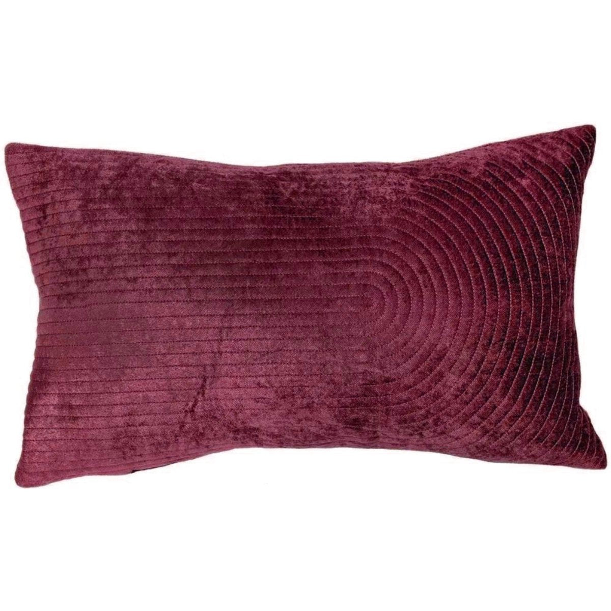 Malini Lepape aubergine velvet cushion