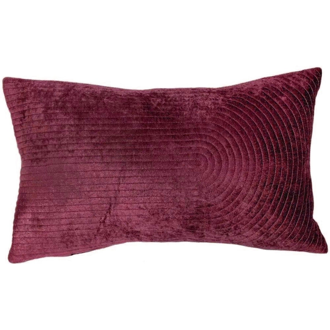 Malini Lepape aubergine velvet cushion