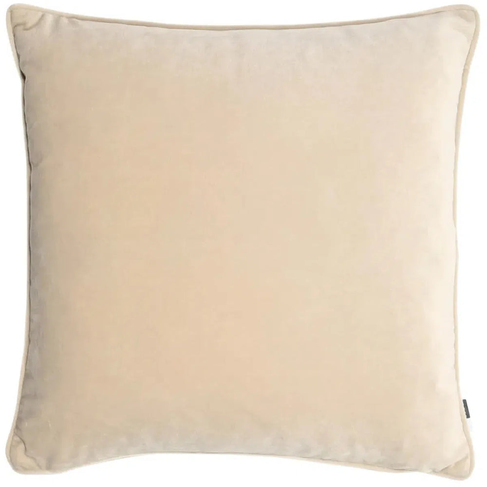 Malini Luxe Velvet Cushion In Champagne-Beaumonde
