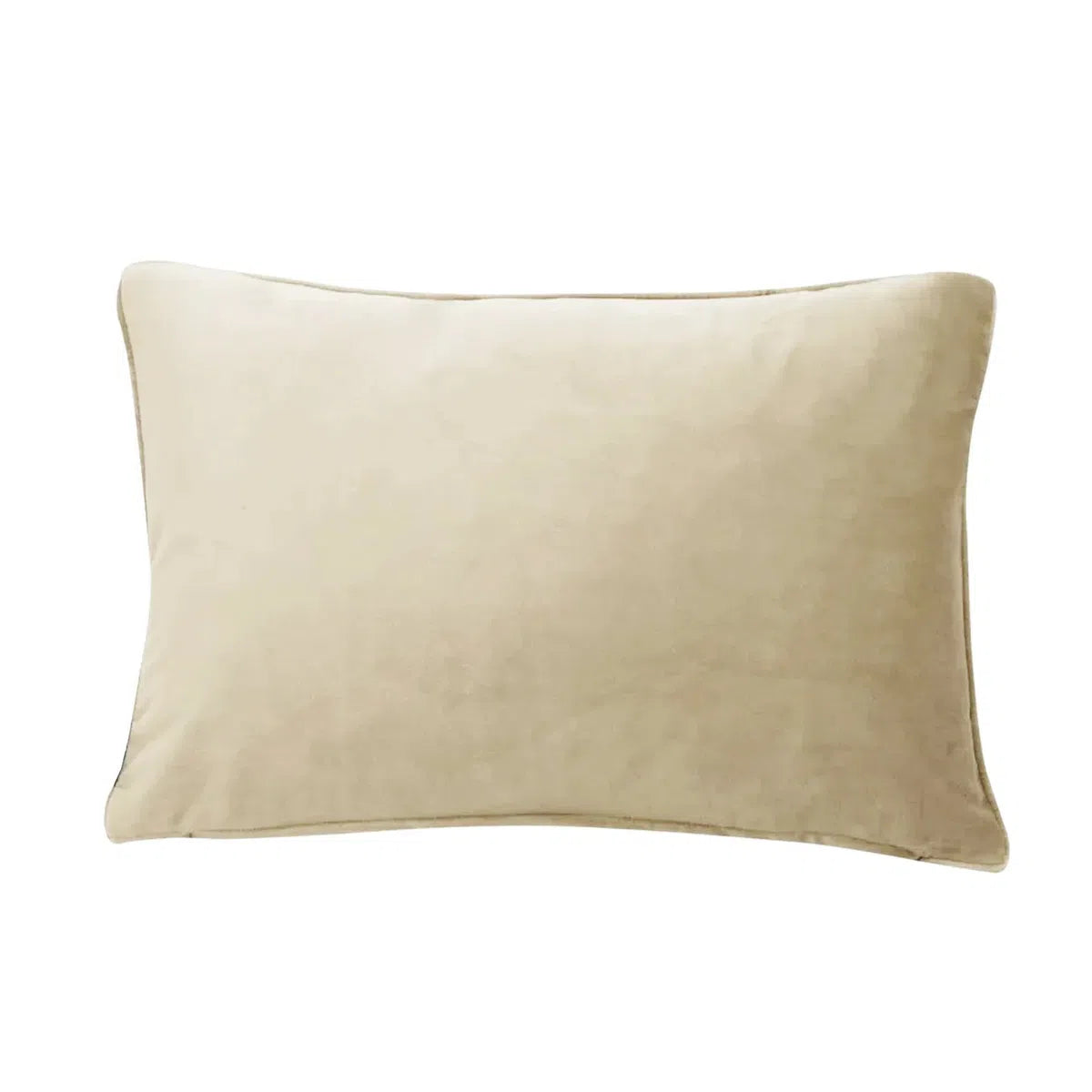 Malini Luxe Velvet Cushion In Champagne-Beaumonde
