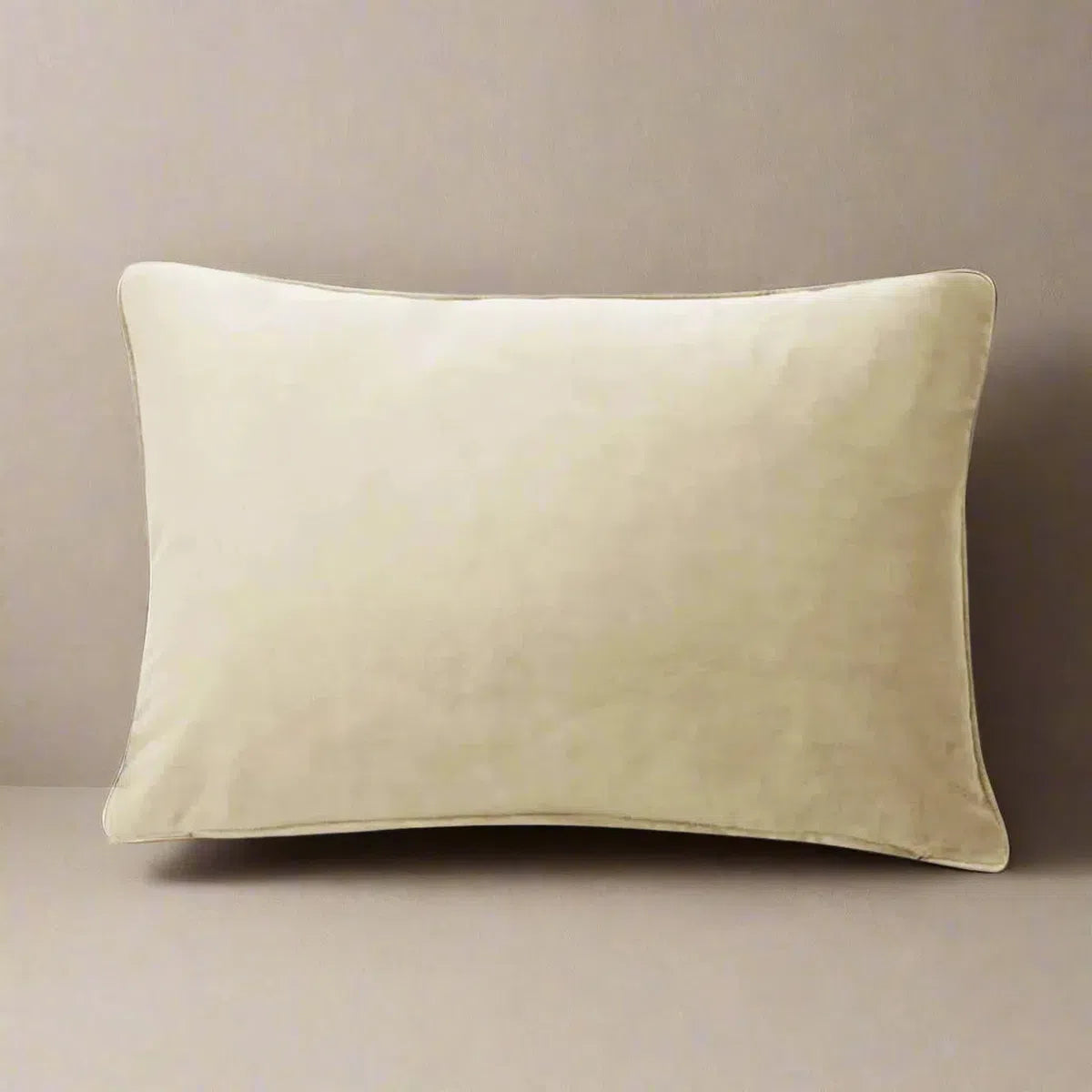 Malini Luxe Velvet Cushion In Champagne-Beaumonde