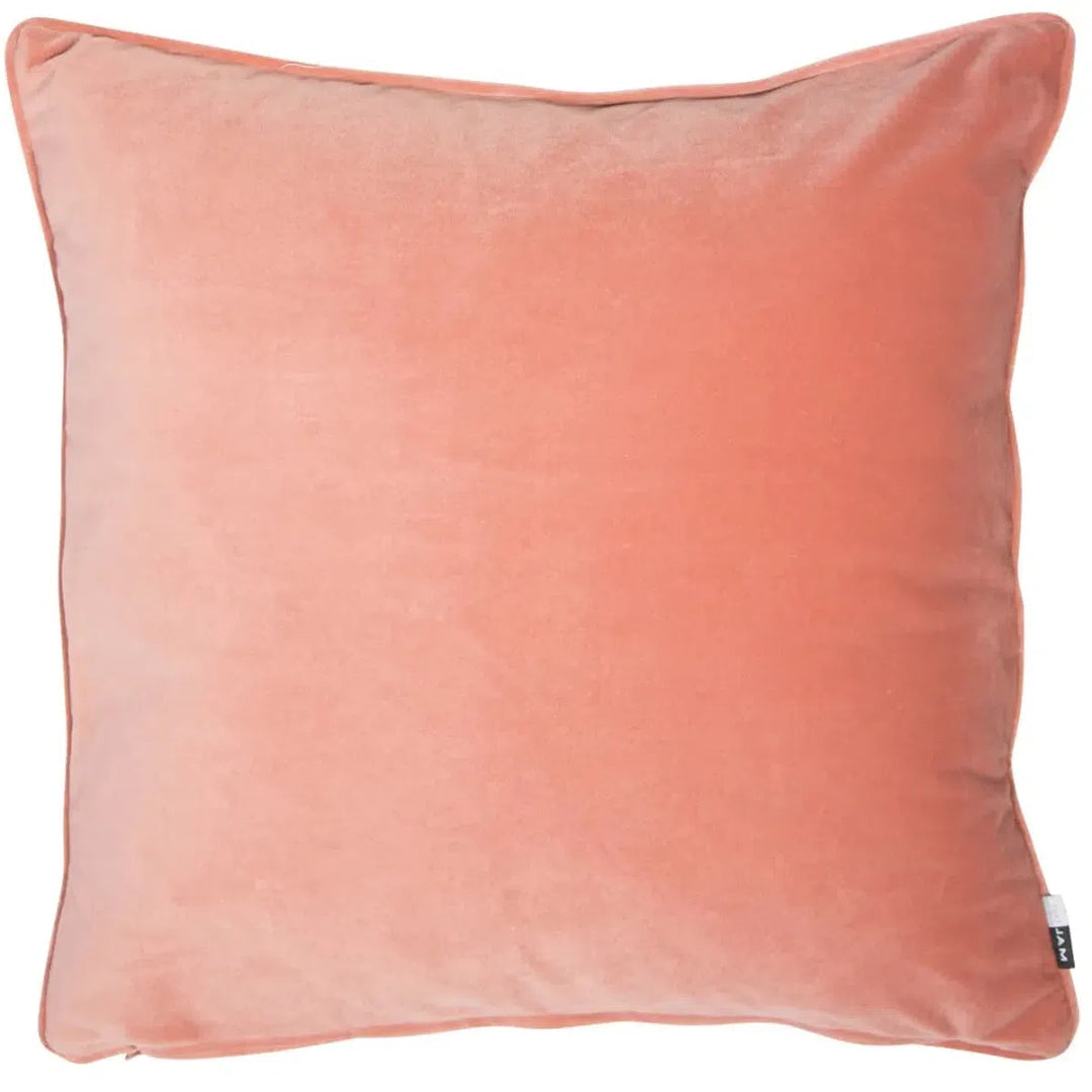 Malini Luxe Rosewood Large velvet cushion