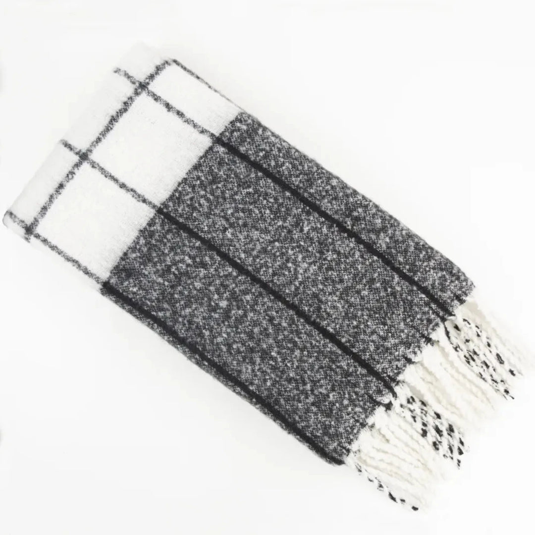 Malini Malmo Black Throw