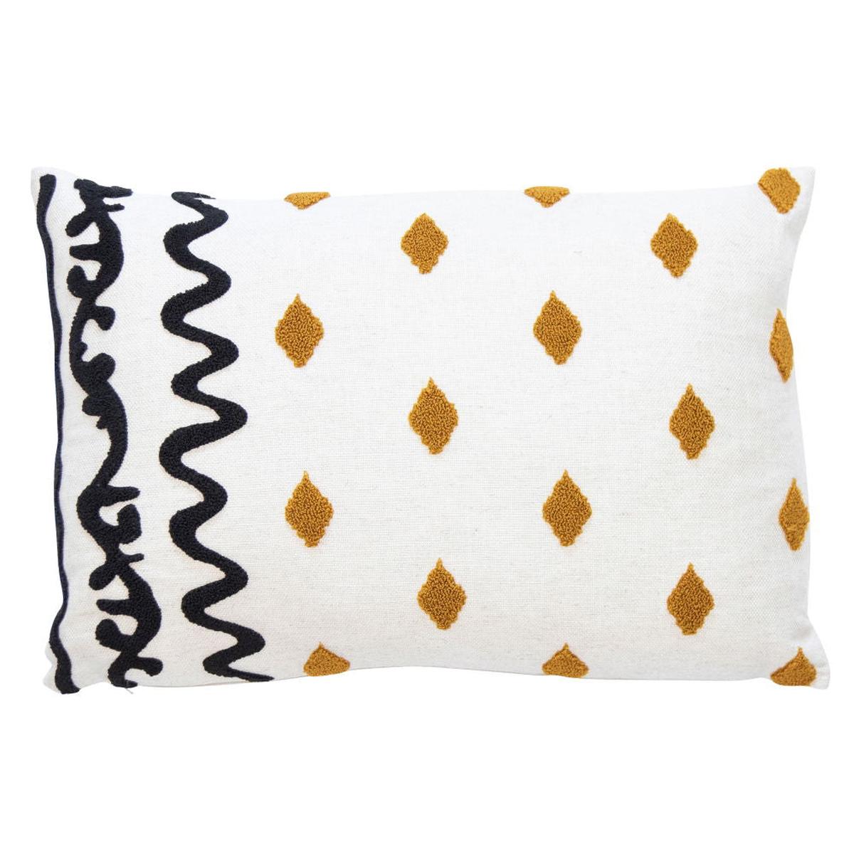 Malini Obi Cushion In Yellow-Beaumonde