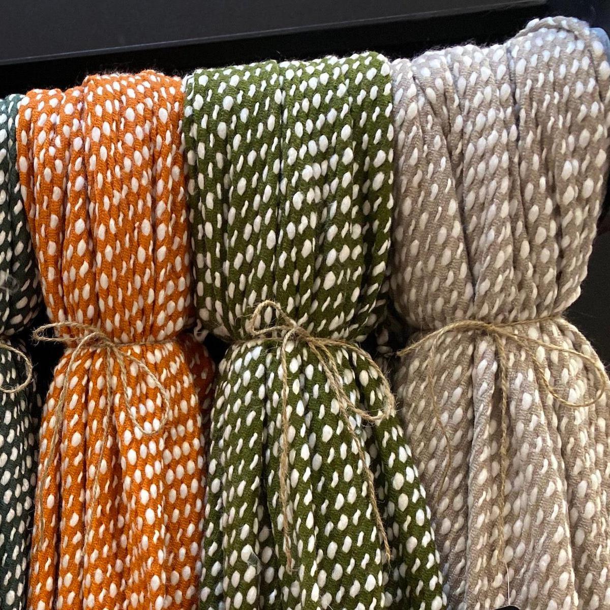 Malini Olive Raindrops Throw-Beaumonde