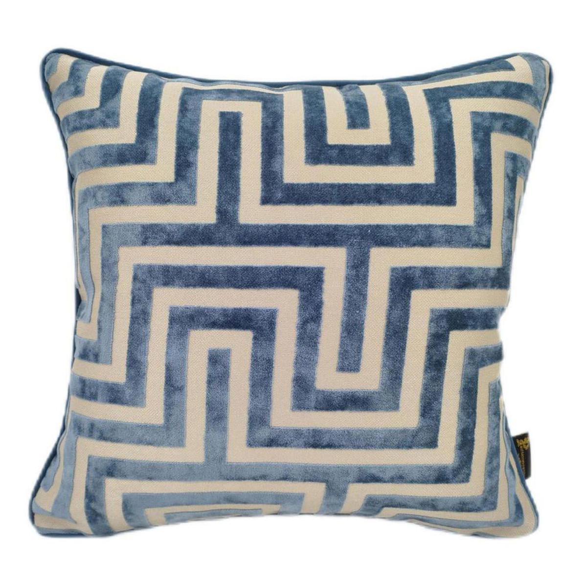 Malini Paul Moneypenny Amazing Cushion In Blue-Beaumonde
