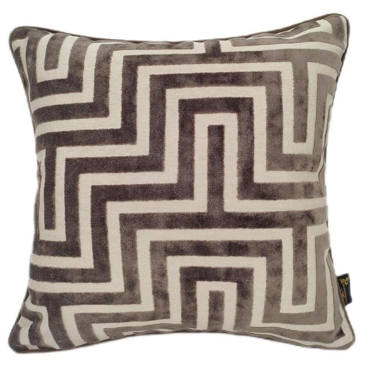 Malini Paul Moneypenny Amazing Cushion In Mocha-Beaumonde