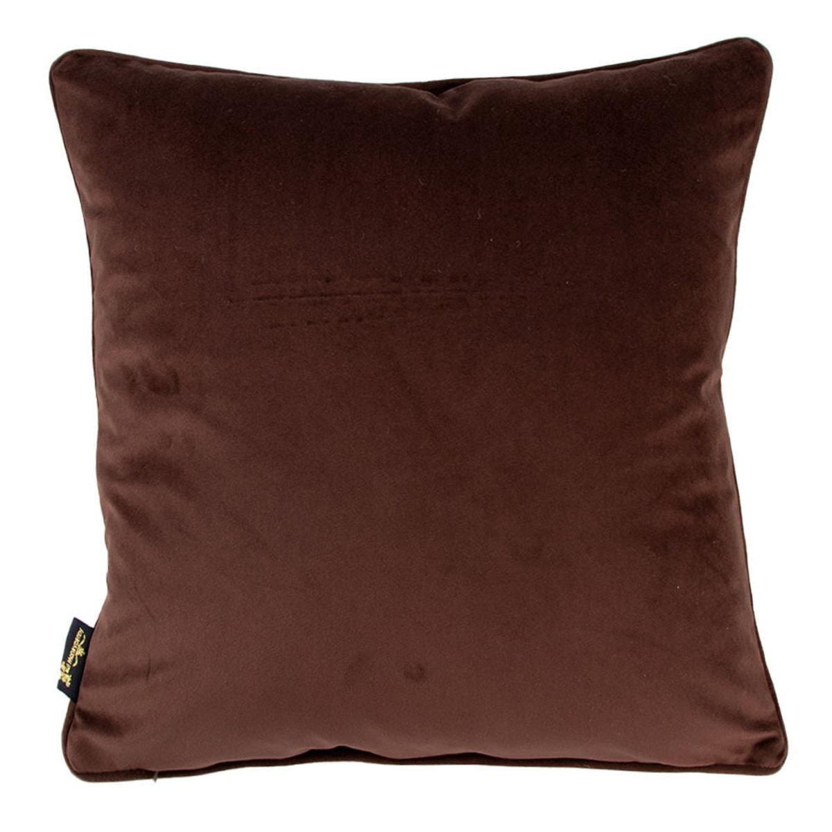Malini Paul Moneypenny Damnhot Cushion In Mocha-Beaumonde