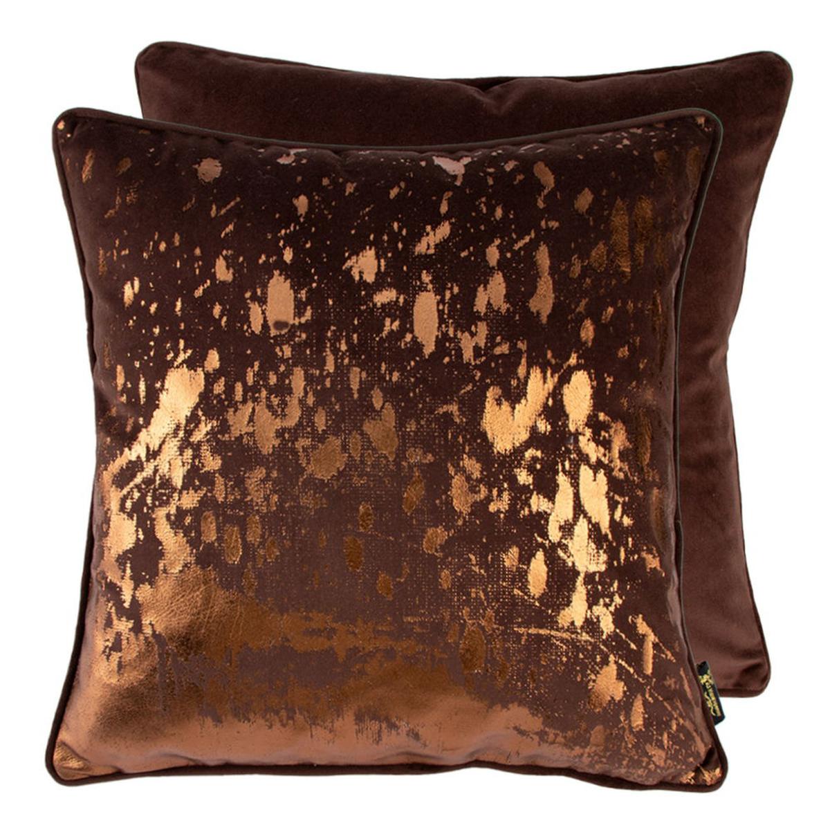 Malini Paul Moneypenny Damnhot Cushion In Mocha-Beaumonde