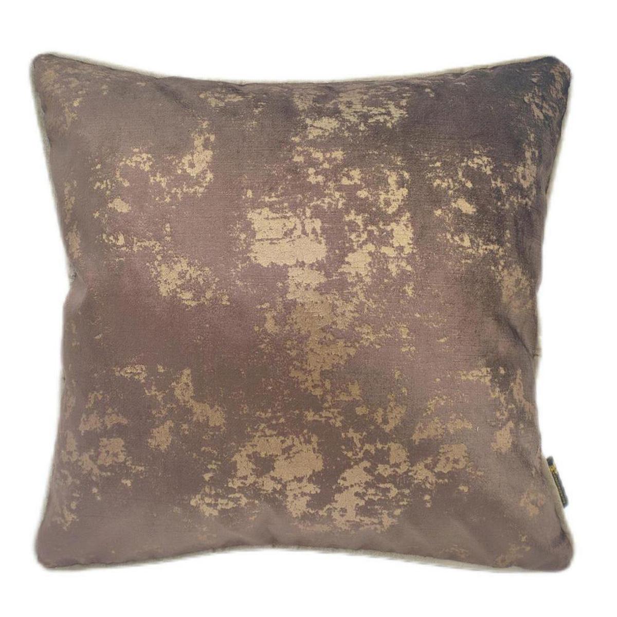 Malini Paul Moneypenny Spoiltrotton Cushion In Mocha-Beaumonde