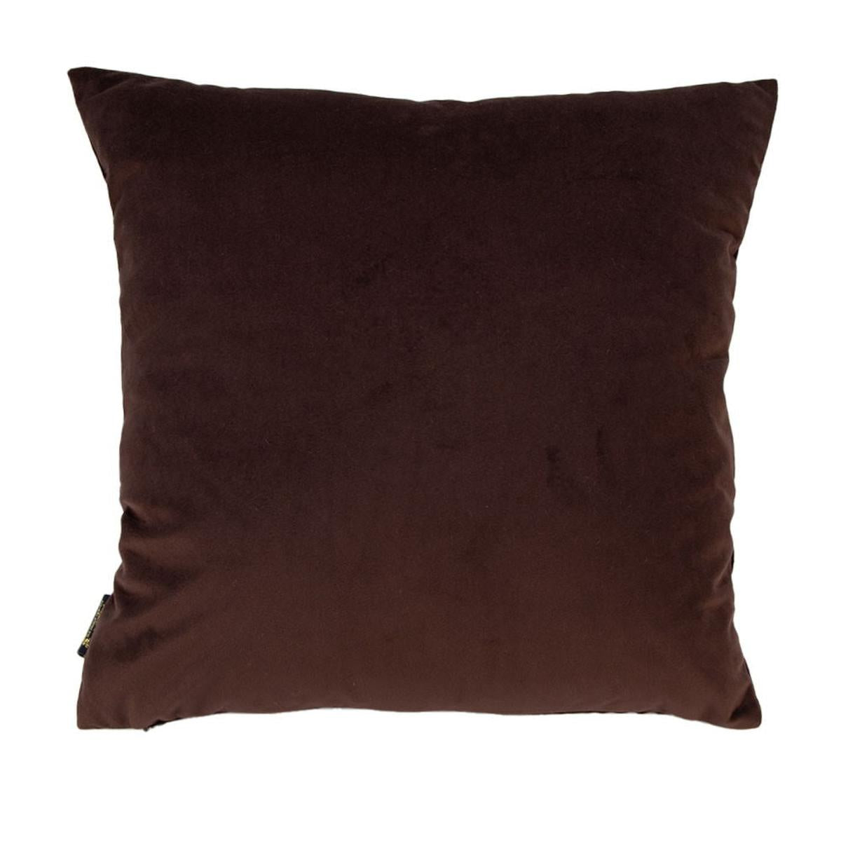 Malini Paul Moneypenny Tiedup Bow Cushion In Mocha-Beaumonde