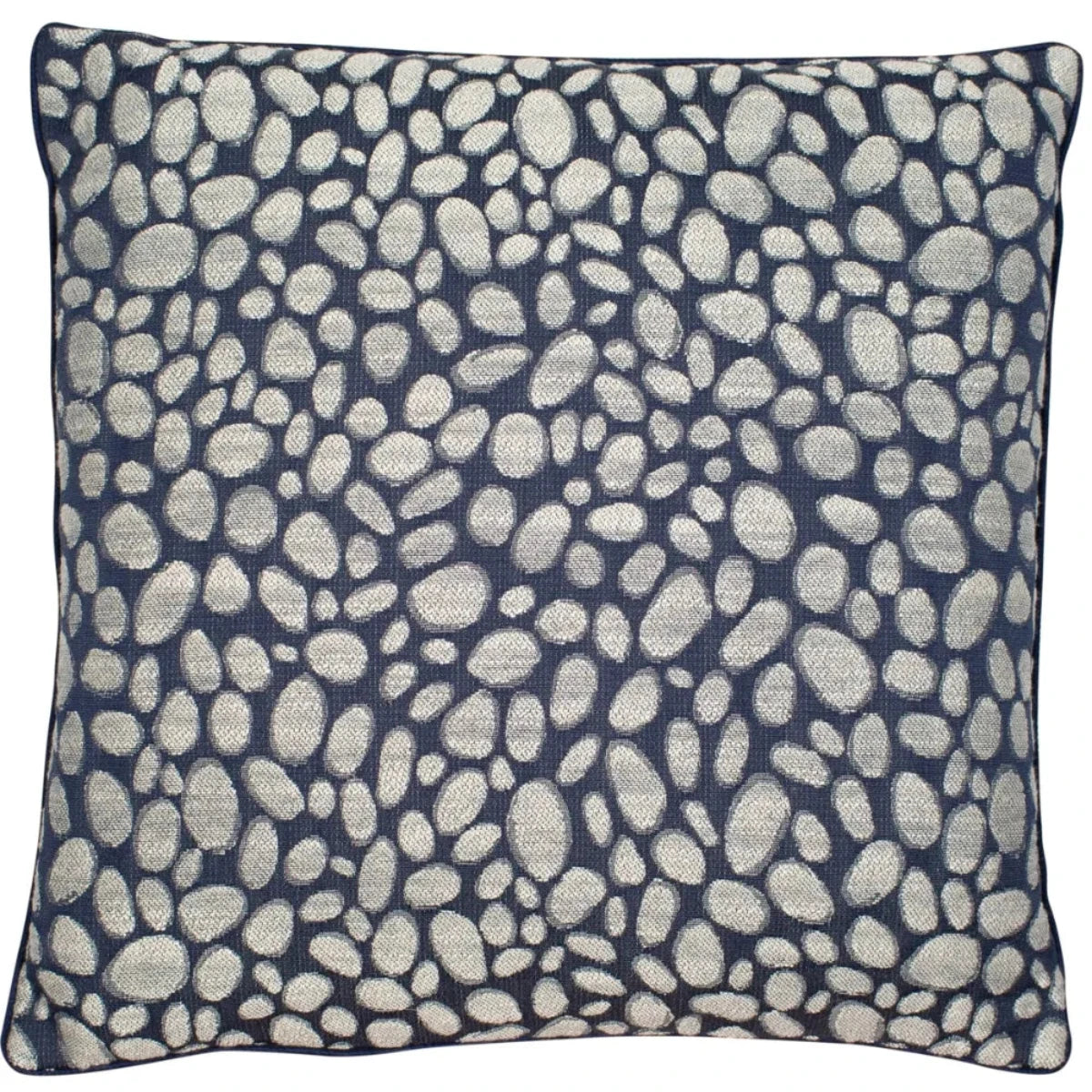 Malini Pebble Cushion in Navy 50cm