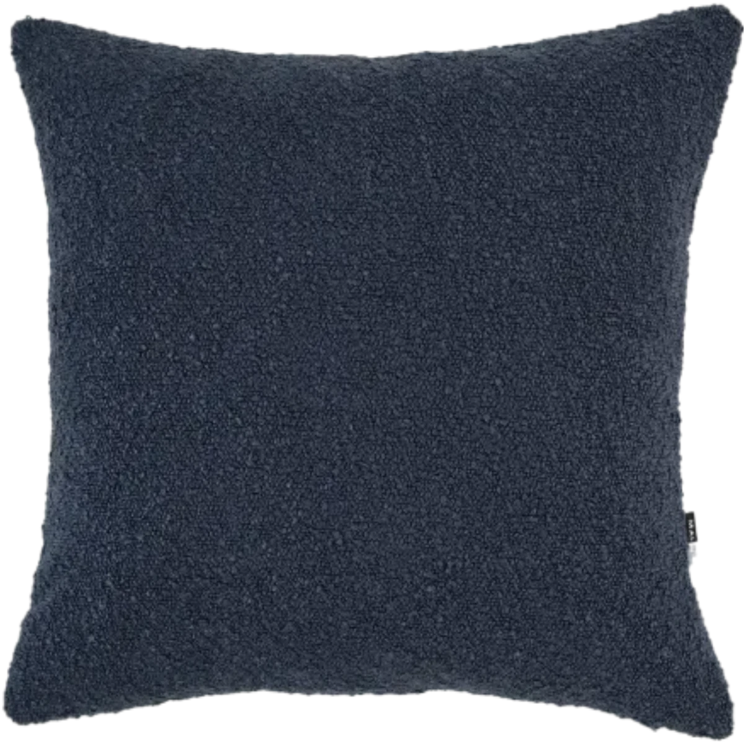 Malini Rubble Navy Boucle Cushion