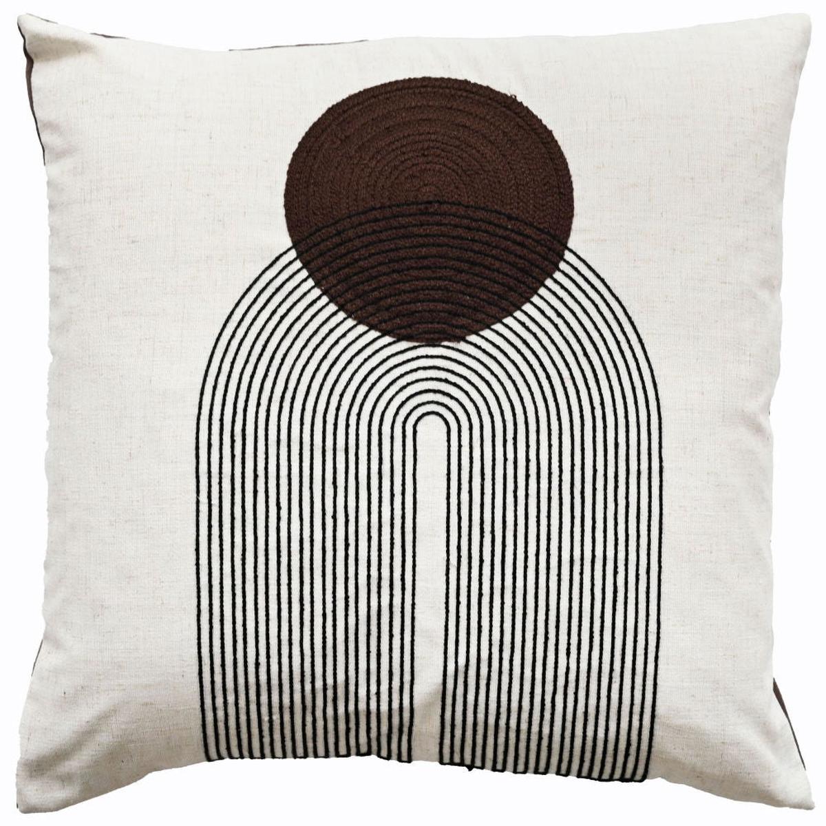Malini Saloni Cushion In Chocolate