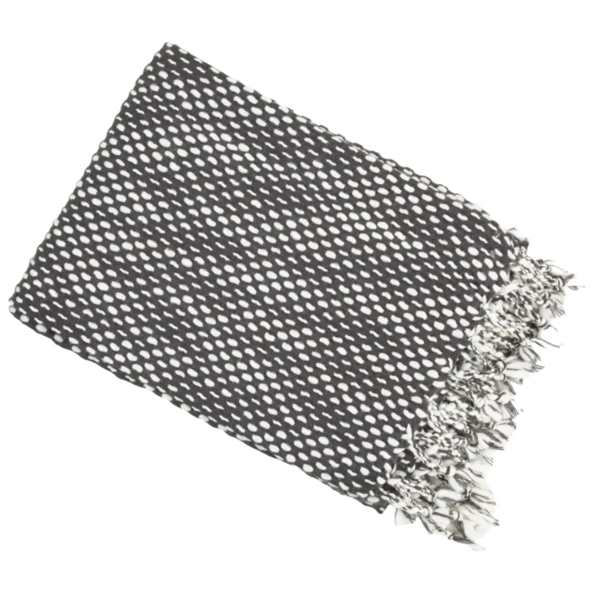 Malini Slate Raindrops Throw-Beaumonde