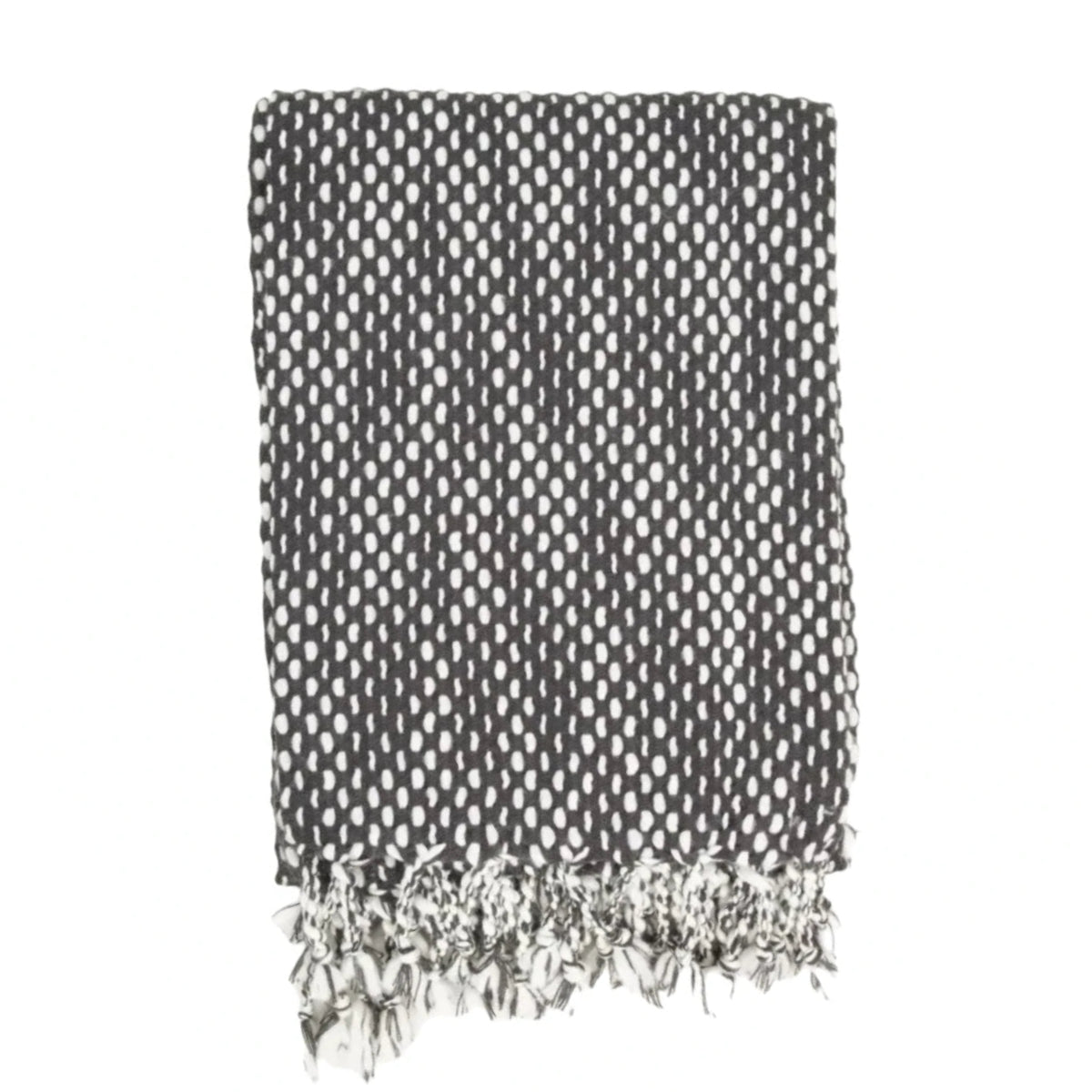Malini Slate Raindrops Throw-Beaumonde