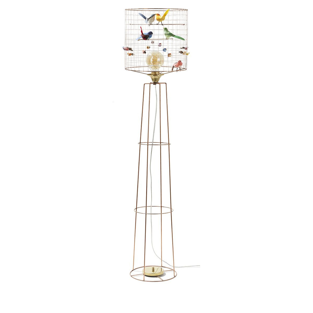 Mathieu Challieres La Voliere Birdcage Floor Lamp