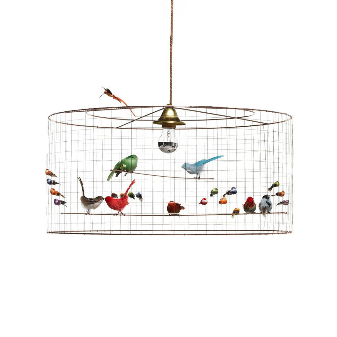 Mathieu Challieres La Voliere Birdcage Pendant Lamp 66cm