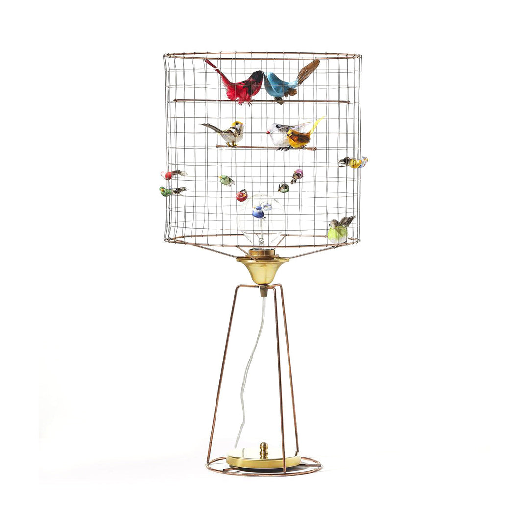 Mathieu Challieres La Voliere Birdcage Tall Table Lamp