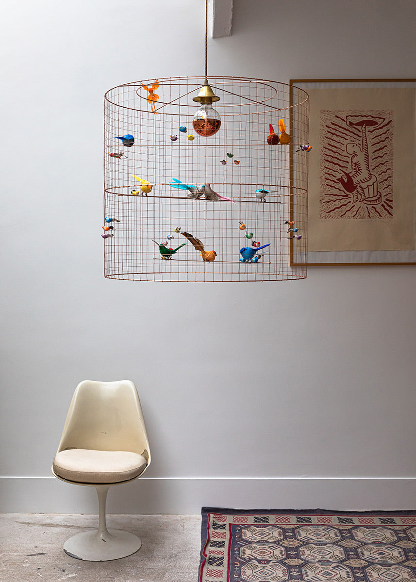 Mathieu Challieres La Voliere Large Two Tier Pendant Lamp