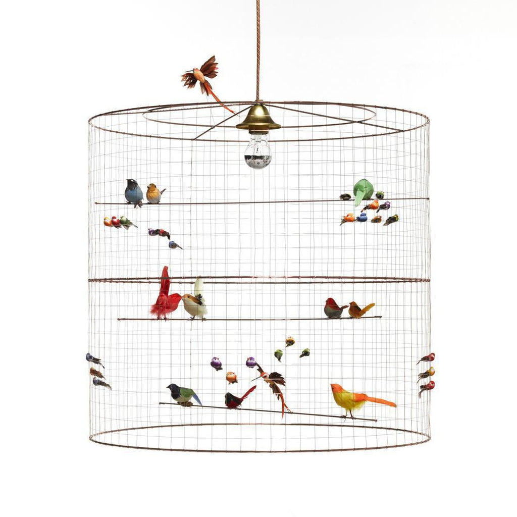 Mathieu Challieres La Voliere Large Two Tier Pendant Lamp