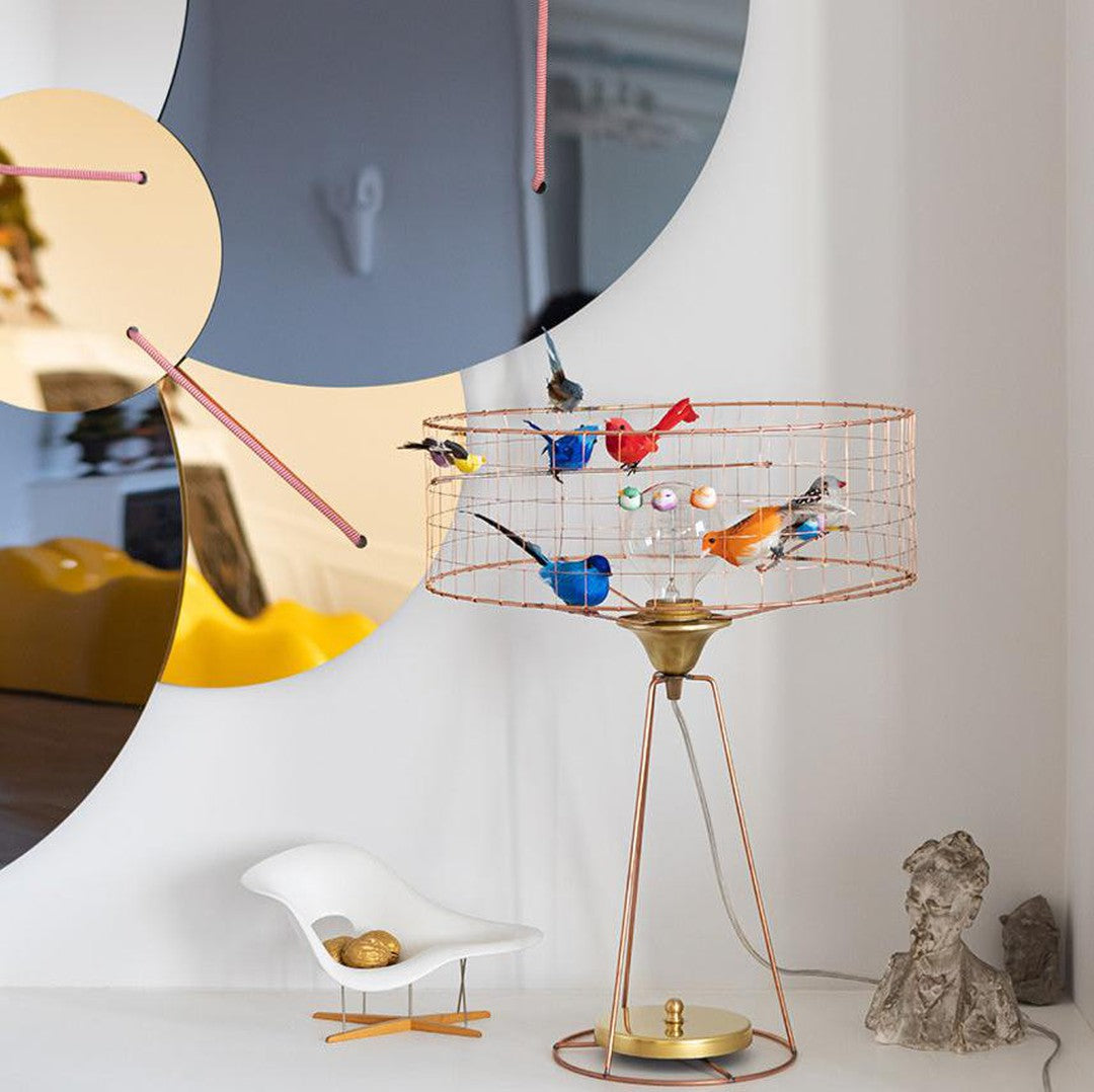 Mathieu Challieres La Voliere Table Lamp Tambour