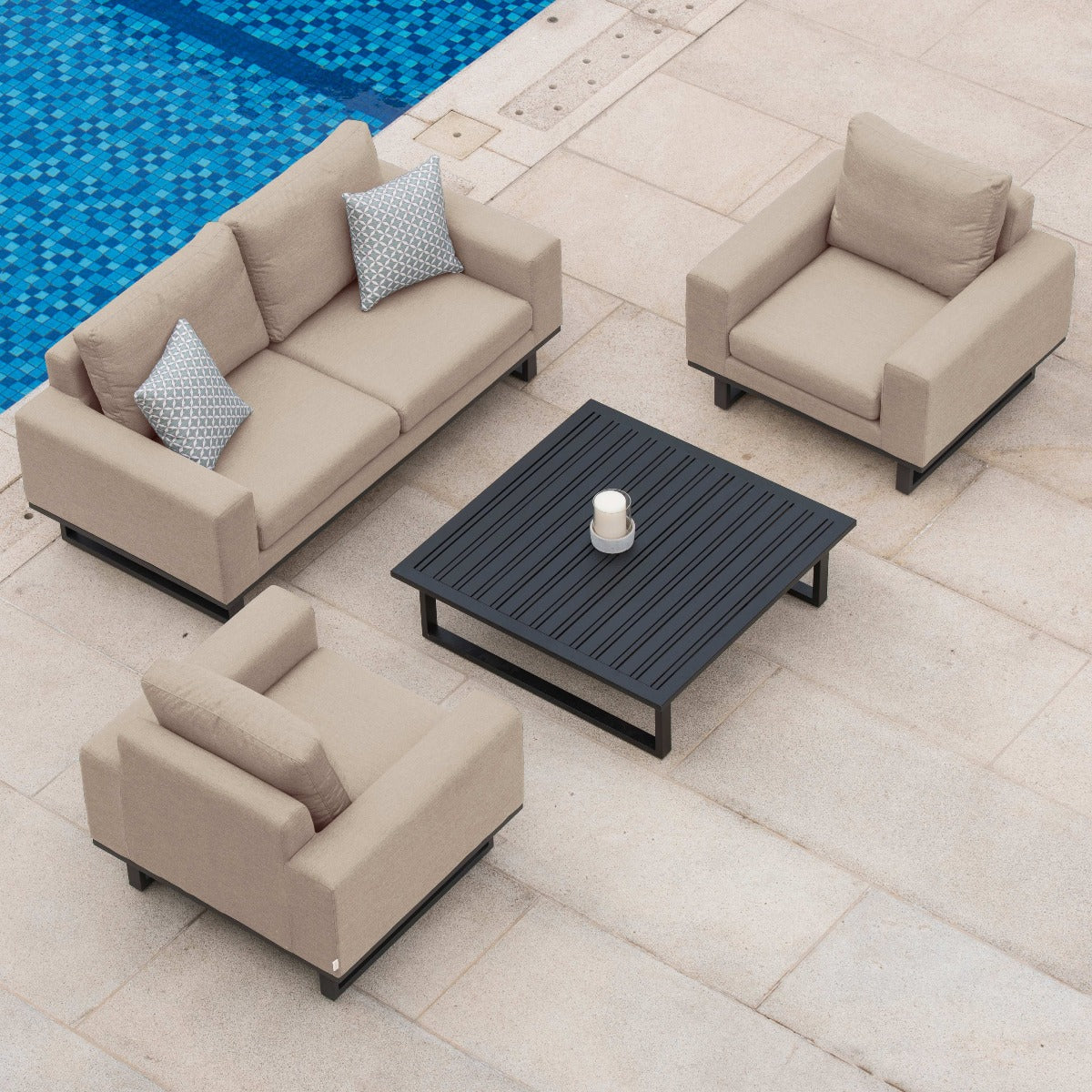 Maze Ethos 2 Seat Sofa Set with Coffee Table