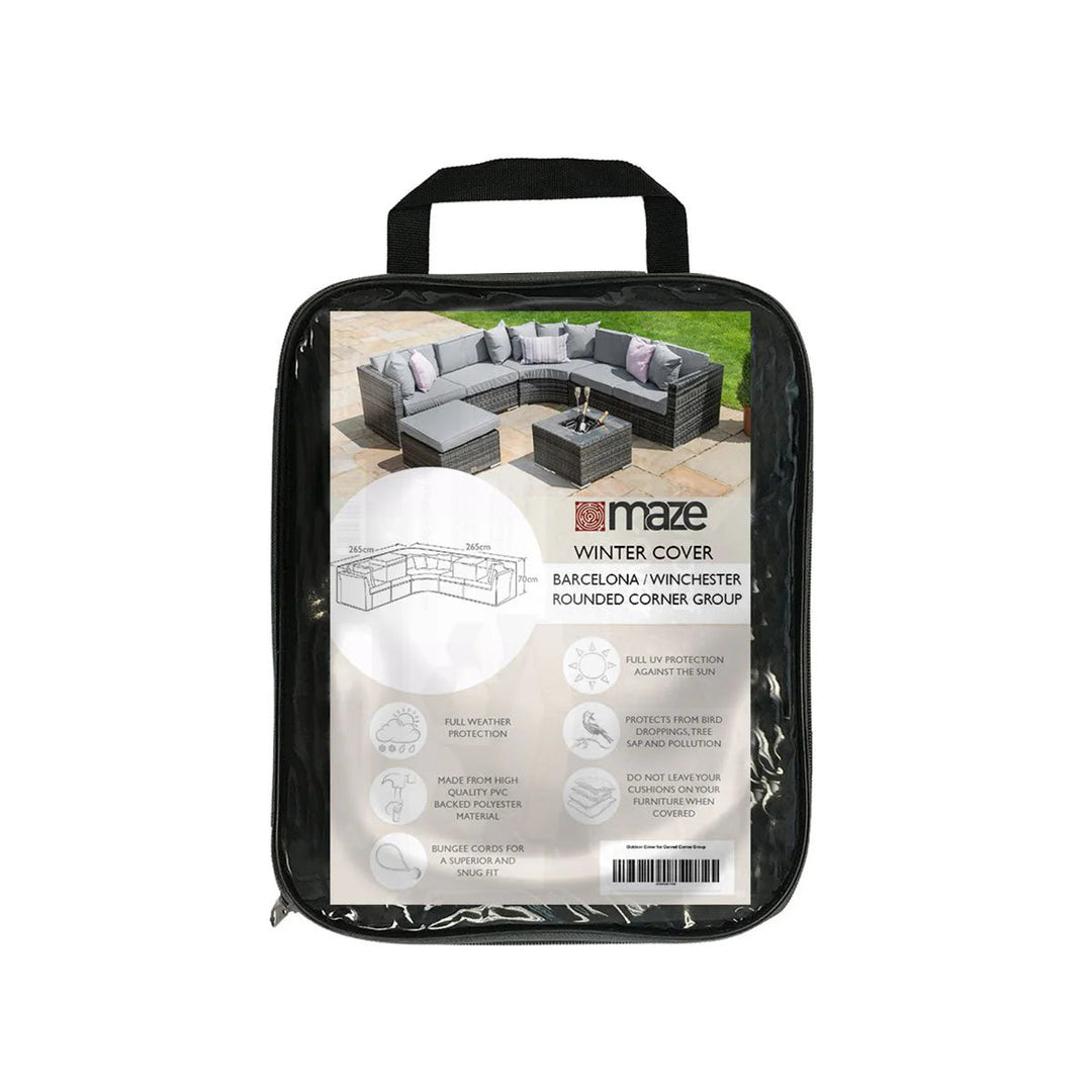 Maze Outdoor Cover for Curved Corner Group-Beaumonde