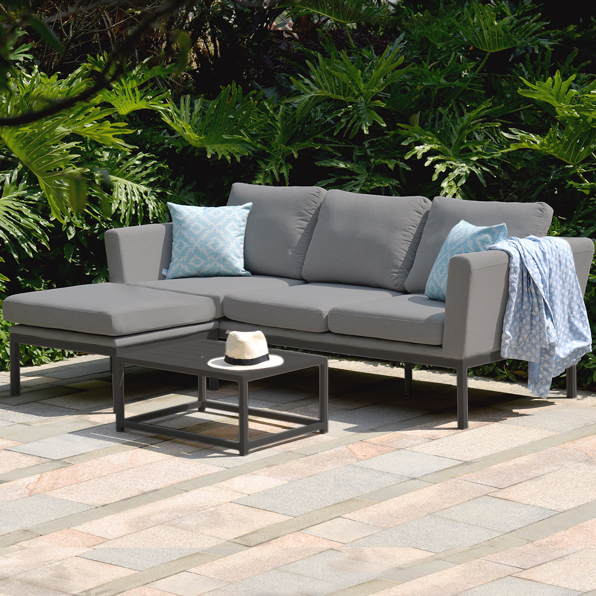 Maze Pulse Chaise Sofa Set-Beaumonde