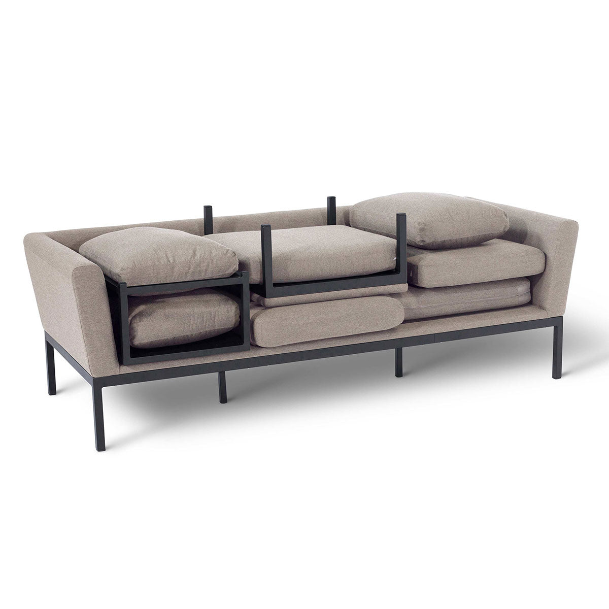 Maze Pulse Chaise Sofa Set-Beaumonde