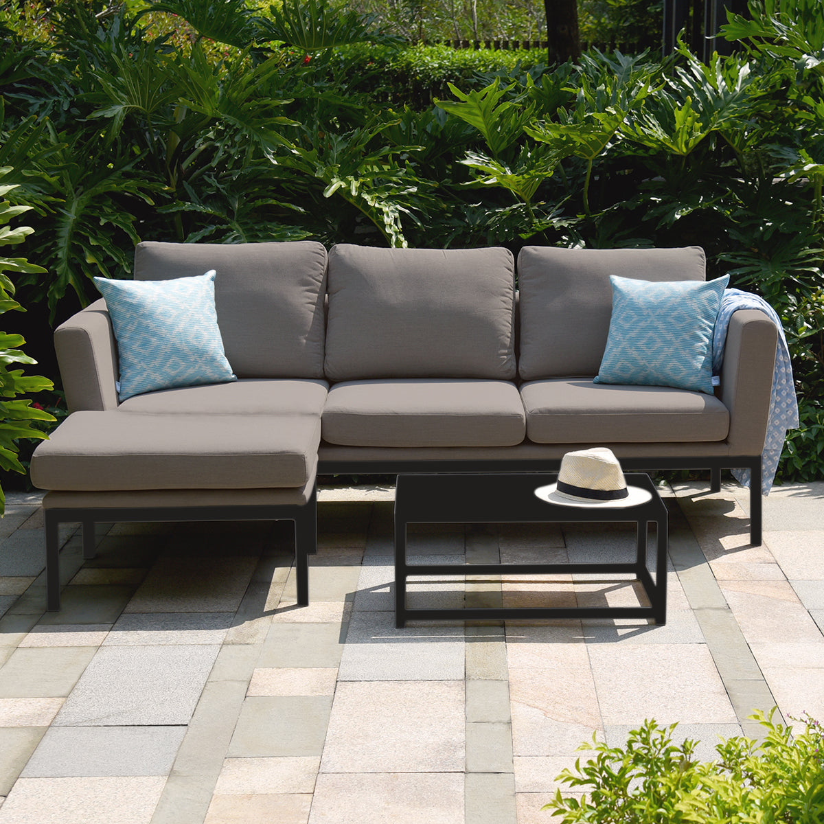 Maze Pulse Chaise Sofa Set-Beaumonde