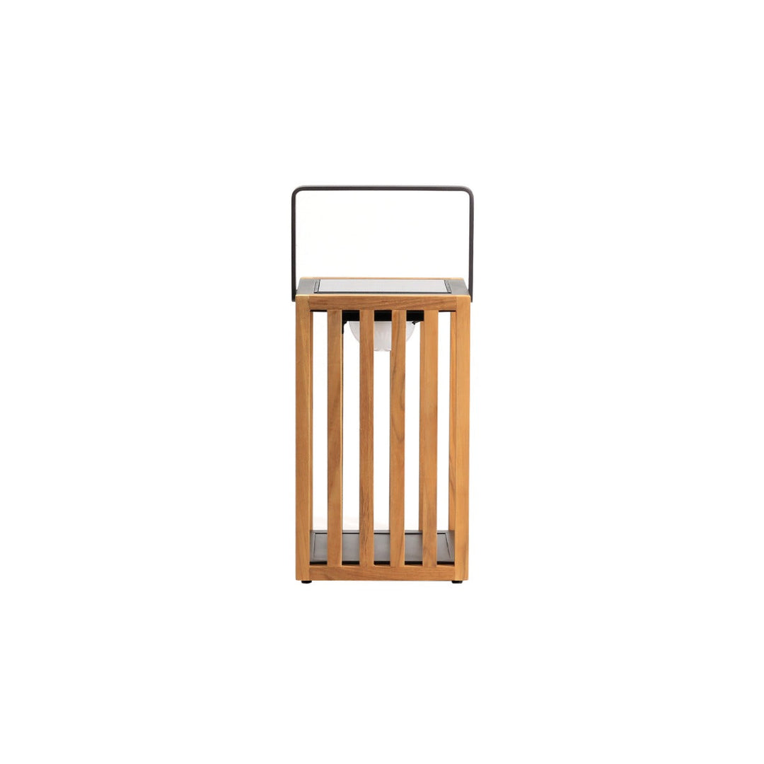 Maze Venus Solar Light - Wood - Charcoal-Beaumonde
